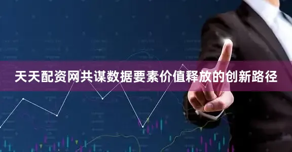 天天配资网共谋数据要素价值释放的创新路径